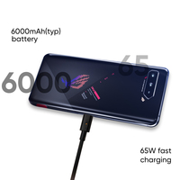 ASUS ROG telefon 5S 5 S 5G Smartphone Snapdragon 888 Plus 6.78 ''144Hz AMOLED 6000mAh 65W szybkie ładowanie telefon do gier NFC 4